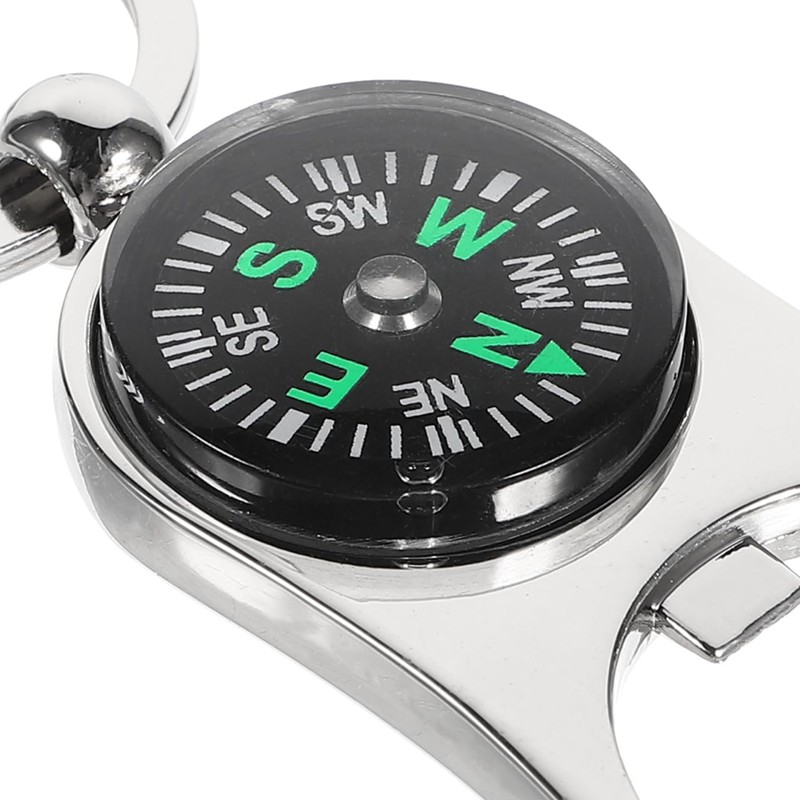 NOLITOY Compass & Keychain Set of 3, Retro, Zinc Alloy,