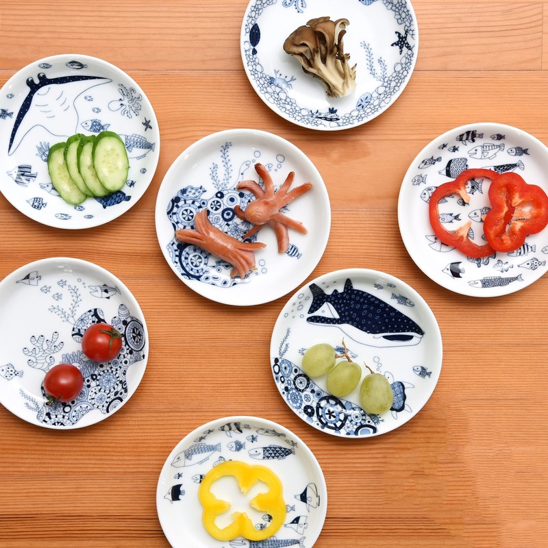 natural69 Cocomarine (Small Plate) Fish Flock 1