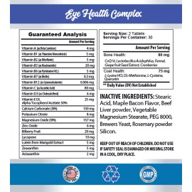 Pet Supplements dog eye support supplement - DOG TOTAL HEALTH COMPLEX 2B- dog mineral supplement