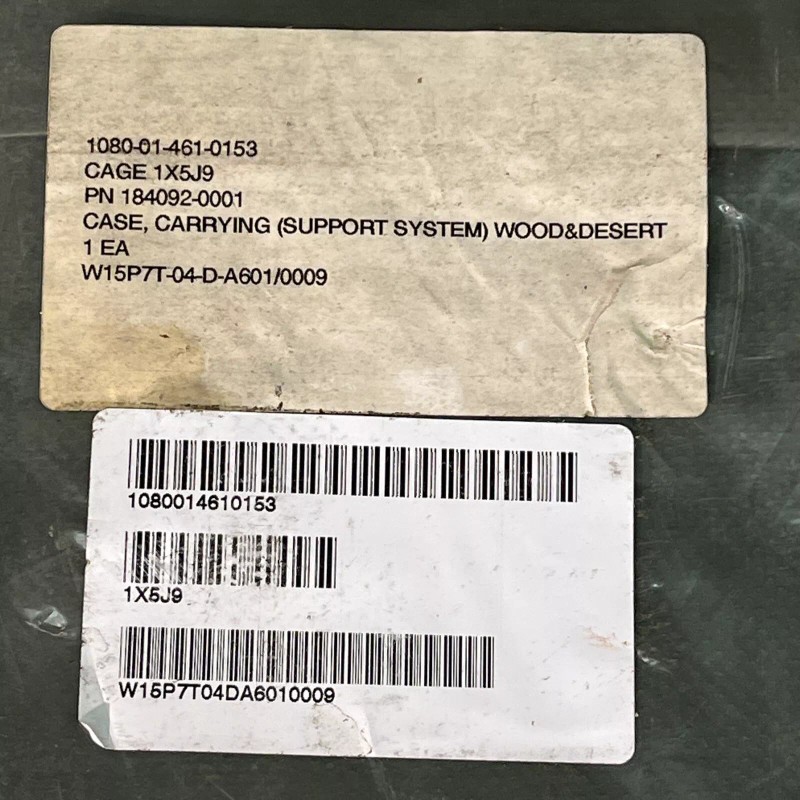 USGI Support System Carry Case Wood & Desert