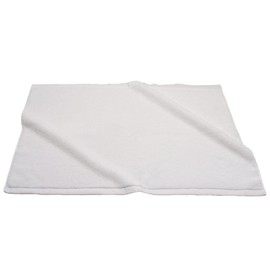19 inch Bath Mat, Thick Absorbent and Quick Drying, Quick Drying, Foot Wiping Mat, Heavy Duty for Dryers, Large, Washroom Mat, Washable Mat, Foot Wiping, Bathroom Mat, White 2 Pieces