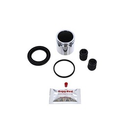 Bigg Red - Front Left or Right Brake Caliper Repair Seal Kit and Piston - Compatible with Matiz 2005-2017, Daewoo Matiz 1998-2005