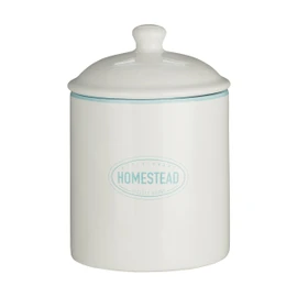 Premier Housewares Homestead Sugar Canister, 570 ml - White