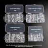 Mingzhe 200pcs Aluminum Crimp Sleeves Connector Kit 5 Sizes Double