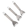 3pcs Stainless Steel Corn Cutter Peeler Safe Quick Clean Comfortable