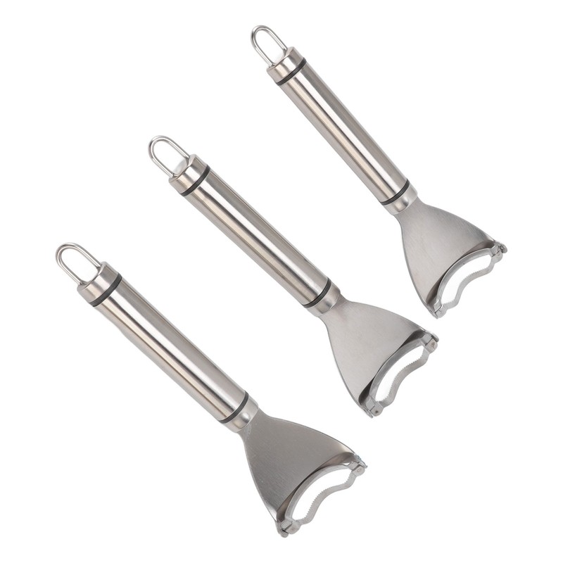 3pcs Stainless Steel Corn Cutter Peeler Safe Quick Clean Comfortable