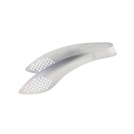 TakumiJAPAN TKTG01 Table Tongs, Perforated, Stainless Steel, Dishwasher Safe, Made in Japan, Tsubamesanjo Perforated to Escape Excess Moisture and Oil, Floating Tip, Can Be Used Like Vegetable