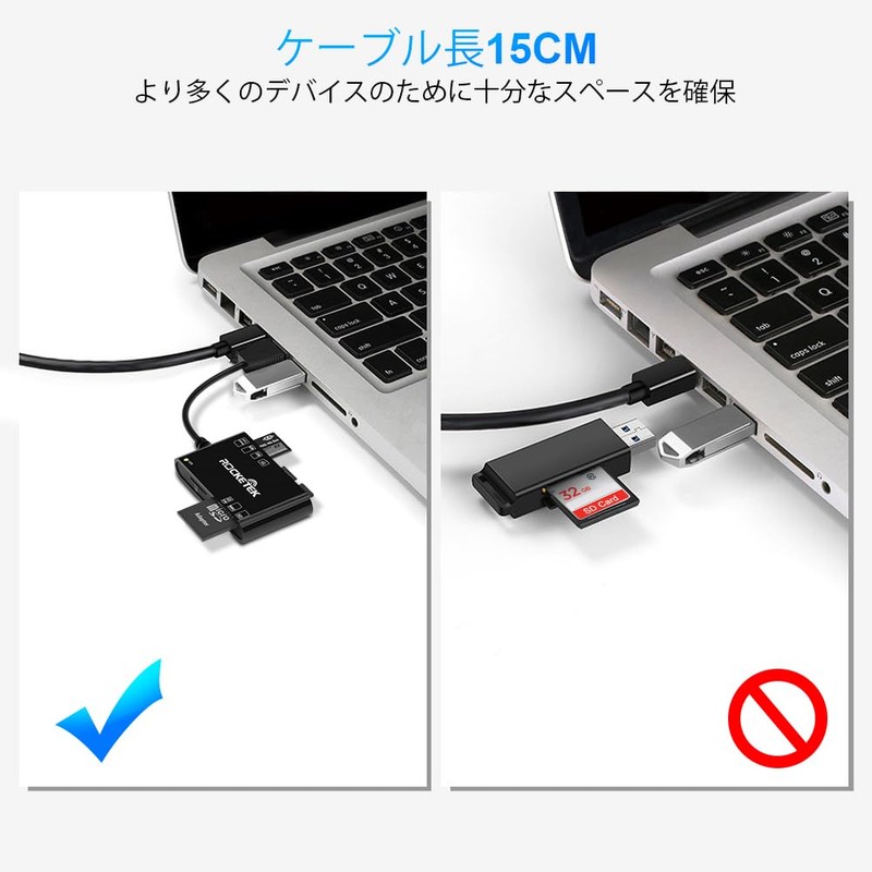 Multi Memory Card Reader, USB Smart Card Reader, SDHC/SDXC/SD Card