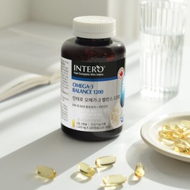 Intero Canada Omega 3 Balance 1200 180 Capsules X 2 Bottles (12 Month Supply) / 인테로 캐나다 오메가3 밸런스 1200 180캡슐 X 2병 (12개월분)