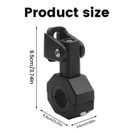 jose2015 2pcs Motorcycle Bracket Mount 360 Degree Adjustment Off Road Light Bracket ,Light bar mounting Brackets for Motocross Off Road ATV UTV