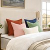 decorUhome Corduroy Sage Green Throw Pillow Covers 18x18 Set of