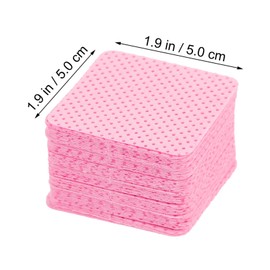 TOVINANNA Set of Eyelash Glue Cleaning Pads Glue Wiping Cloths Non-chip Smooth Surface Convenient for Business Trips Vacations