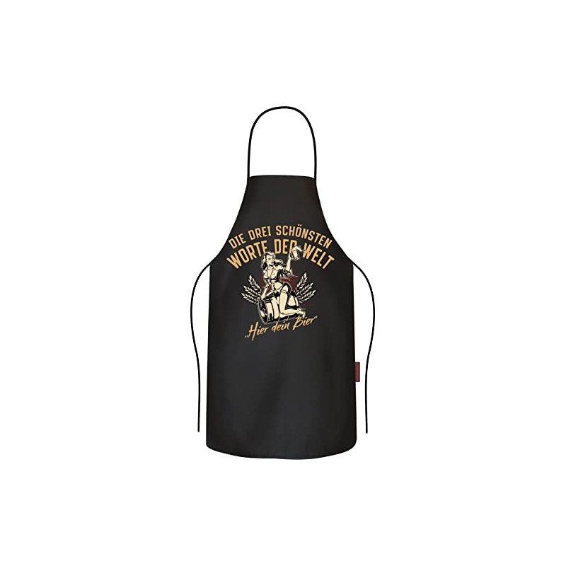 RAHMENLOS Barbecue Apron Cooking Apron Kitchen Apron as a Gift