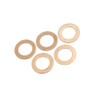 Partuto 14mm Inner Dia Copper Crush Washers Flat Sealing Gaskets