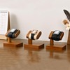 Papten Solid Wood Single Watch Display Stand for Men Jewelry