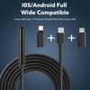 TAOPE Endoscope,7.9mm IP67 Waterproof Flexible Borescope,Inspection Camera,Endoscope Camera with Light,Snake