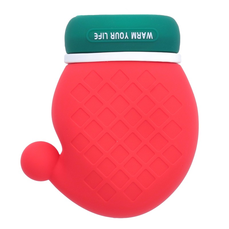 Silicone Hand Warmer Water Leakage Resistance Scaldproof Christmas Hat Gloves