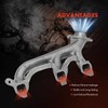 A-Premium Front Exhaust Manifold Kit W/Gaskets & Bolts & Nuts