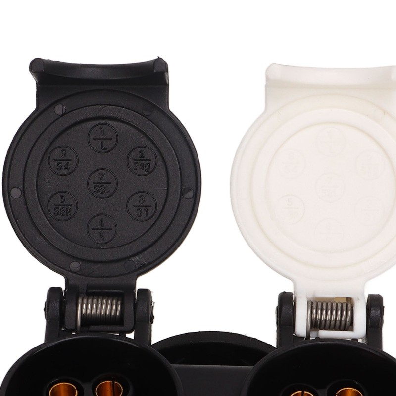 13 Pin to 7 Pin Trailer Plug Adapter Dual Socket