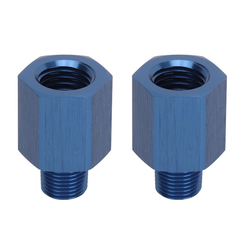1Pair Pipe Fitting Adapter Blue Perfect Sealing Rustproof 1/8 NPT