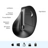 Wireless Vertical Mouse, 2.4G Advanced Ergonomic Mouse with USB Receiver,