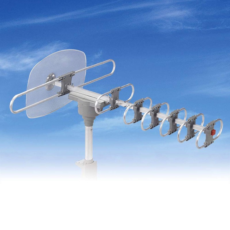 QFX ANT-105 Outdoor 360 Degree Motorized Rotating Antenna