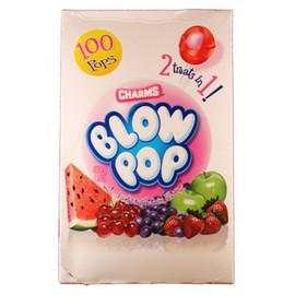 Charms Blow Pop Assorted - Box 100ct - Tj