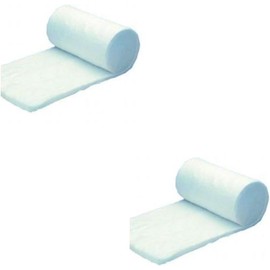 WDT Dressing Wadding | Double Pack | 2 x 10 cm Width - 140 g | On a Roll for Animals | Consists of 50% Cotton and 50% Cellulose | Chlorine-Free Bleached and Particularly Skin-friendly