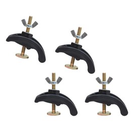 Colaxi 4 Pieces CNC Arcuate Press Plate Clamp - T Track Hold Down Clamps Woodworking, Lightness, Convenience, Good Toughness, No Scratches