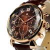 Salvatore Mara SM19104-PGBRBR Men's Watch, Watch, Multi-faceted Glass, Chronograph, Ice