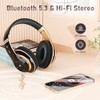 Falebare Falebare Bluetooth Headphones Over Ear, 6S Wireless Headphones Wired