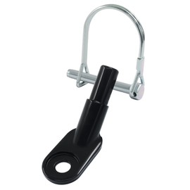 Luomorgo 1 Pack Bike Trailer Hitch Coupler - Heavy Duty Steel Bicycle Trailer Attachment for Child/Cargo/Pet Trailers (Black)