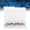 10PCS 3.1-4mm Hard Alloy Bit Micro Drill Bits Set Straight