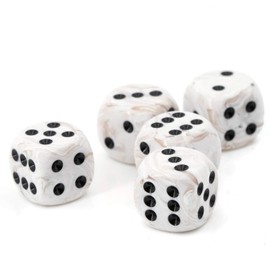 WeLoveBeads W6 Cube Beige/Black - Made in Germany - Pack of 5