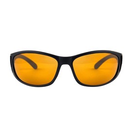 Fortis Wraps Polarised Fishing Sunglasses - 180° Vision, UV400 - Amber AM/PM Lens