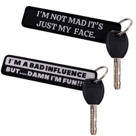 beemorita 2pcs Motorcycle Keychain for Motorcycles, Scooters, Cars, Bike, Backpack Motorcycle Key Chain Key Tag Jet Tag Keychain