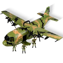 Generic A and E Imports - Military Combat Airforce Airplane C130 with Lights and Sound, AEIPS1828