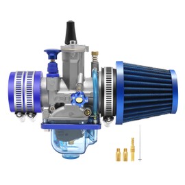 P-W-K - Kit de carburador de 30 mm con colector de admisión de filtro de aire, chorros de carburador, universal, adecuado para 2t/4t, Dirt Pit Bike, Motocross, scooter, ATV, Quad Go Kart