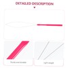 SAFIGLE 10pcs Hair Extension Loop Tool Plastic Pulling Hook Needle