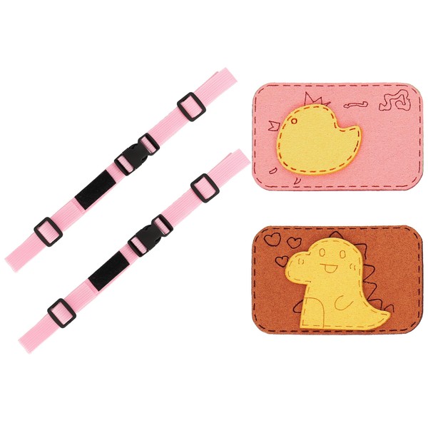 C-ZOFEK Backpack Chest Strap Adjustable Sternum Strap With Cute Badge