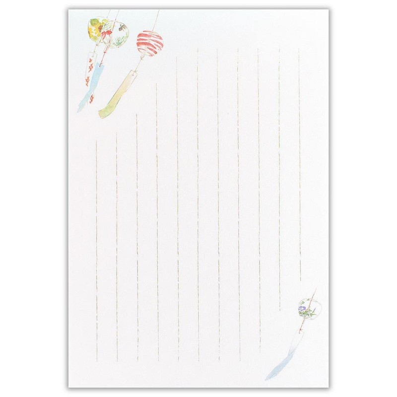 Nuby Stationery Paper Summer Sanshu Wind Chimes | 18 Sheets