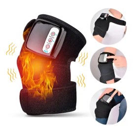 Rodillera Eléctrica Con Masaje Vibración Térmico 3 En 1