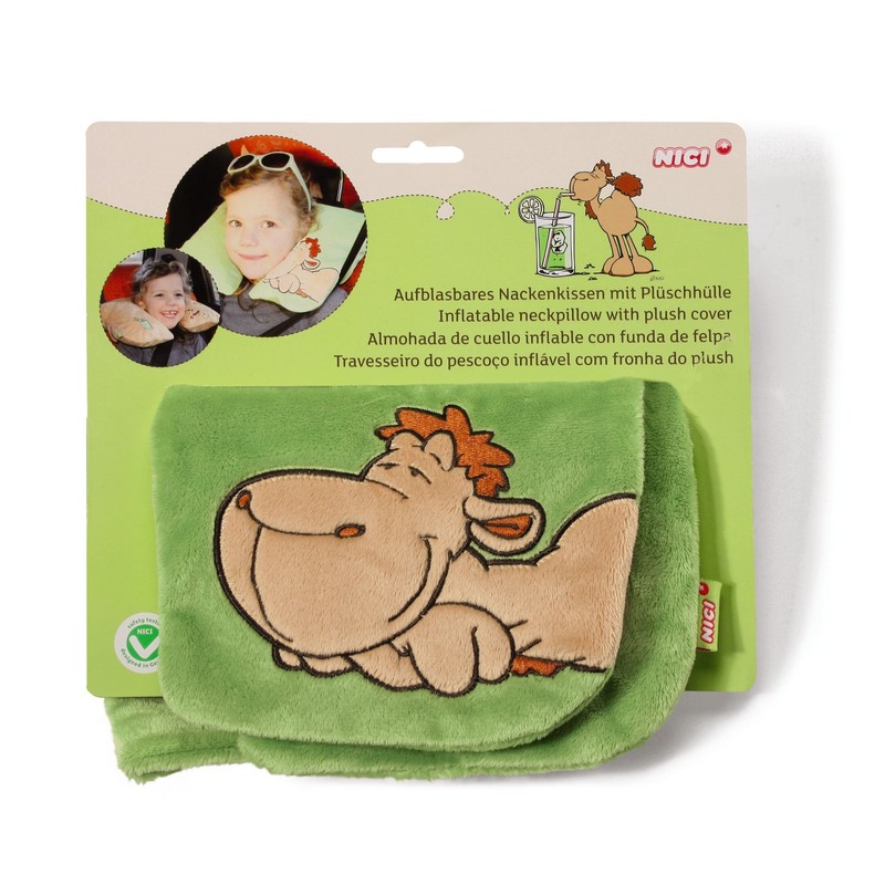 Nici 52056-700 - Reise Nackenkissen Motiv - Kamel, grün