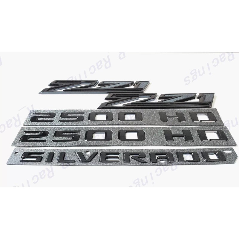 GM Auto Gloss Black Doors 2500HD Fender Z71 Rear Silverado