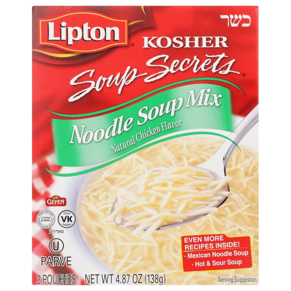 Lipton, Soup Mix Kosher Chicken Noodle, 4.09 Oz