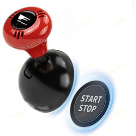Lexus Fsport Engine Start Button, Car Push Start Button Cover, Lexus Fsport RX LX CT EX HS NX ES LX LC GS IS LS All Series Start Button, Joystick, Automotive Ignition Button Cover, Car Decoration