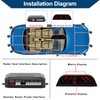 Hihaha Car Auto Vehicle Reverse Backup Radar System LED Distance