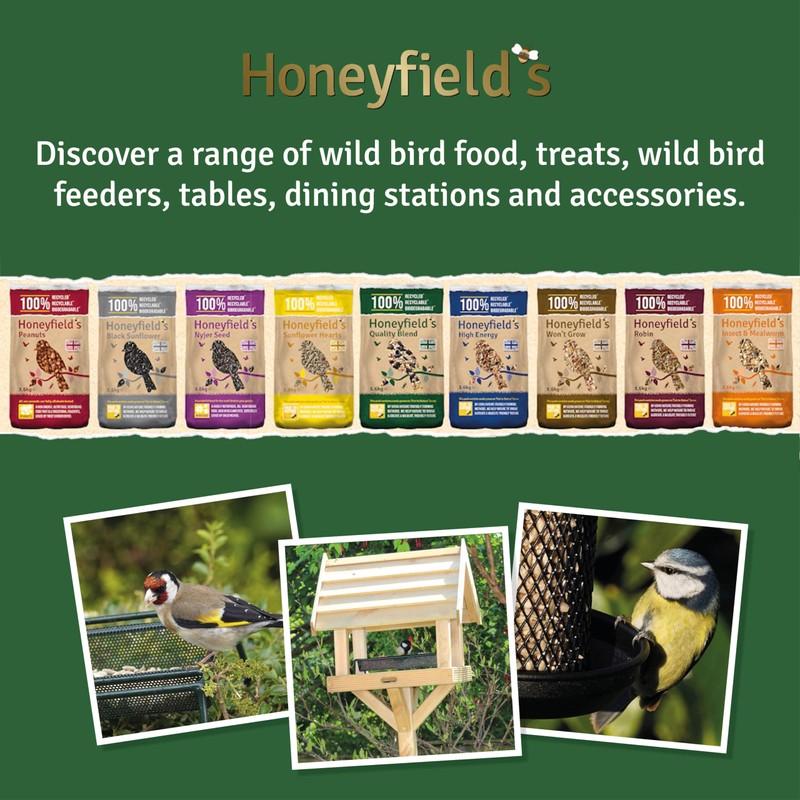 Honeyfield's Basket and Bowl Set for Bird Feeding Station -