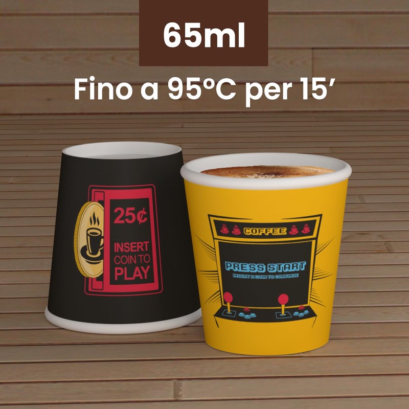 100 Pieces PubBeigeCUP Paper Coffee Cups Eco Friendly Biodegradable Disposable