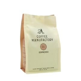 01 ESPRESSO - Roasted by Coffee Manufactory - Whole Bean Coffee - 12 Ounce Bag